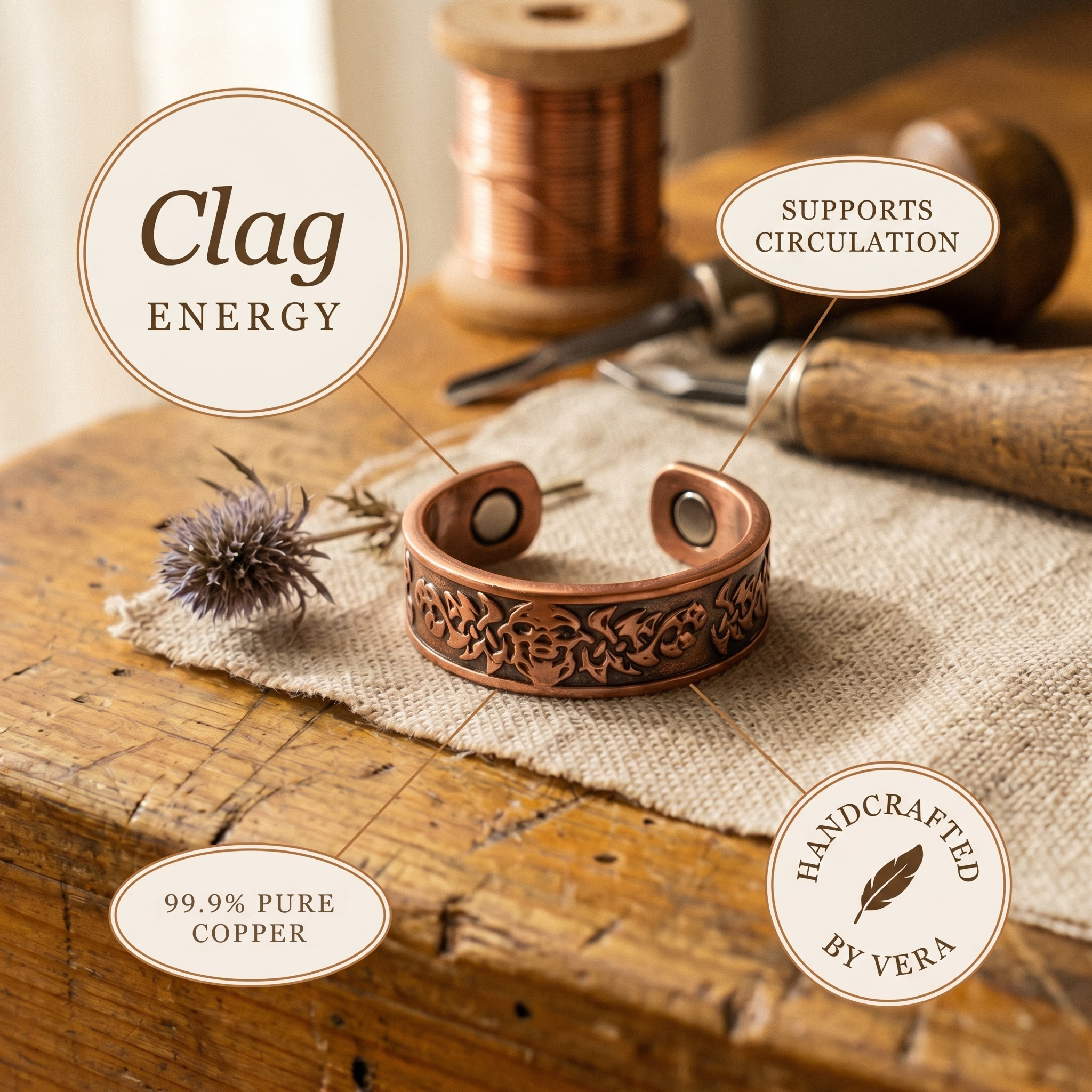 Mara's Clag Copper Ring