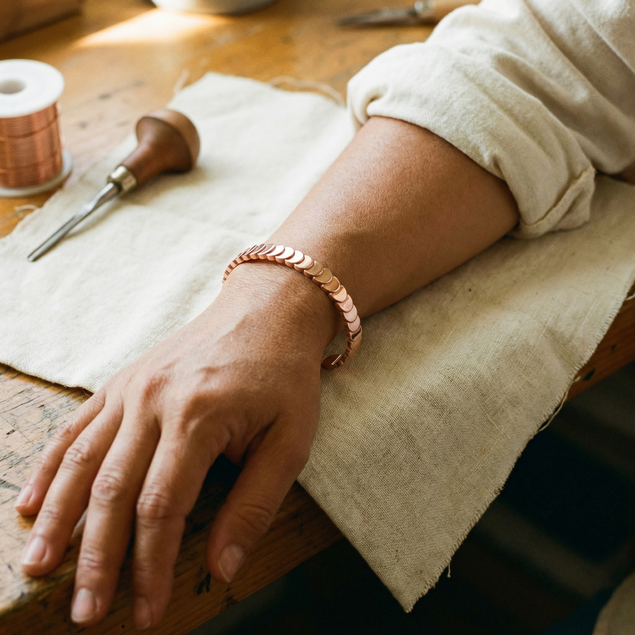 Mara's Tide Copper Bracelet