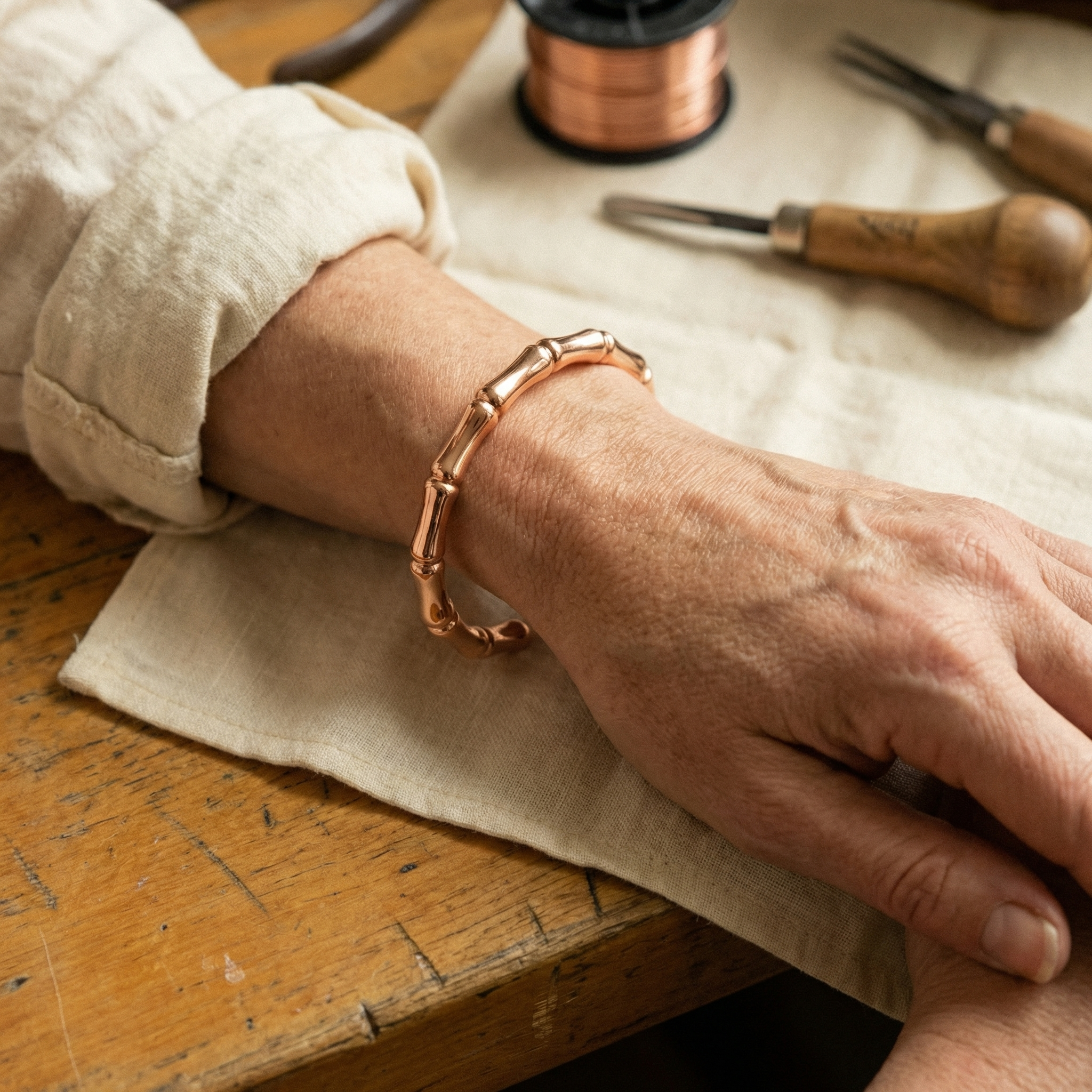 Mara's Grove Copper Bracelet