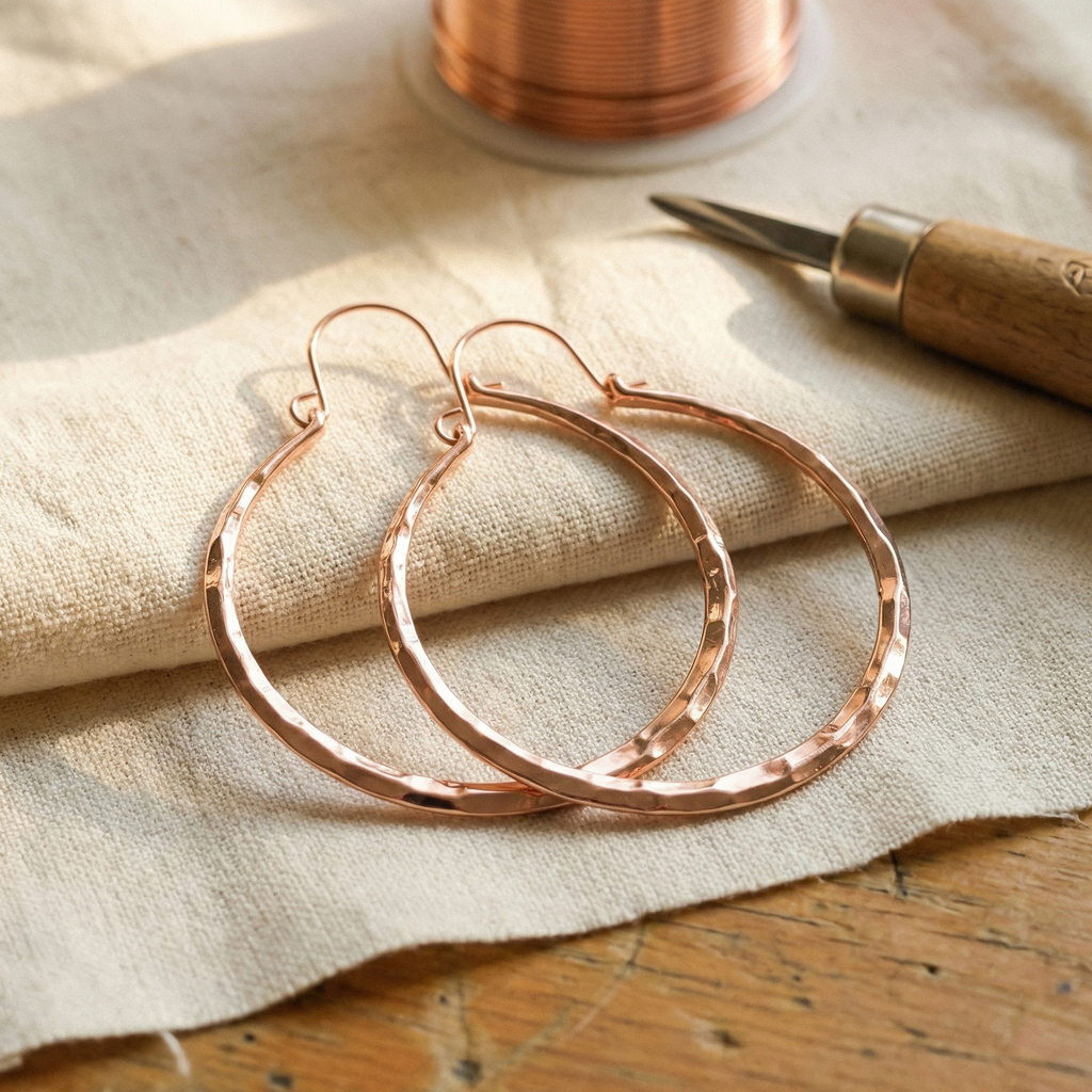 Mara's Willow Copper Earrings