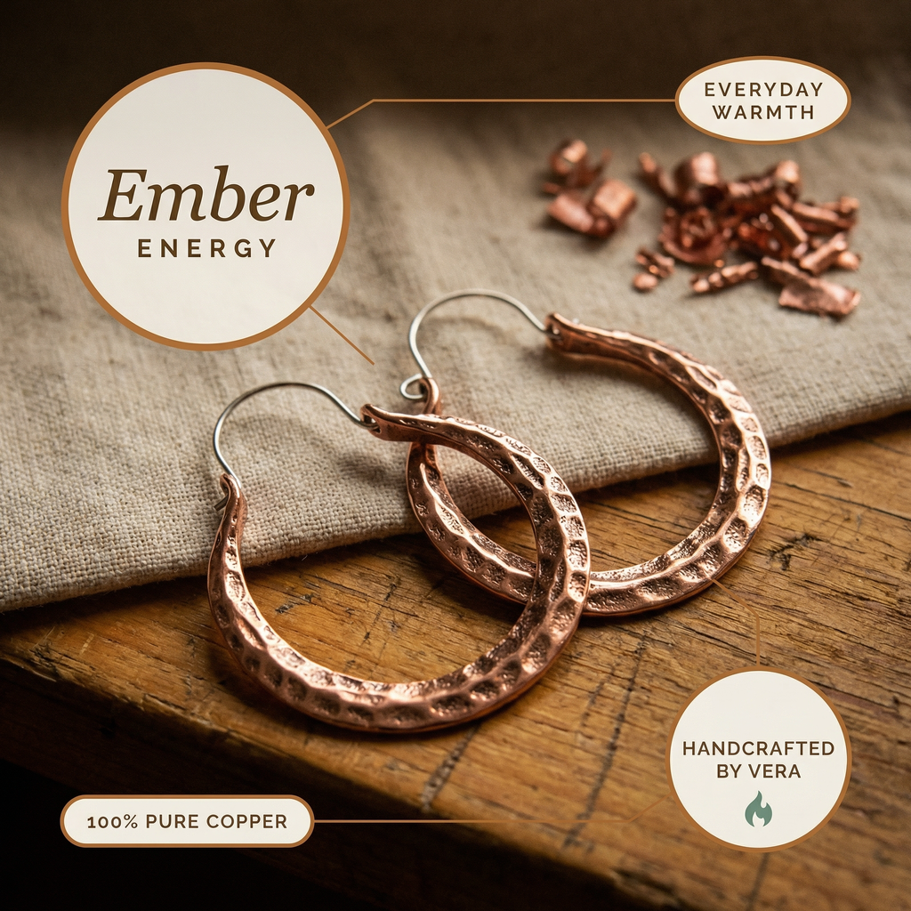 Mara's Ember Copper Earrings