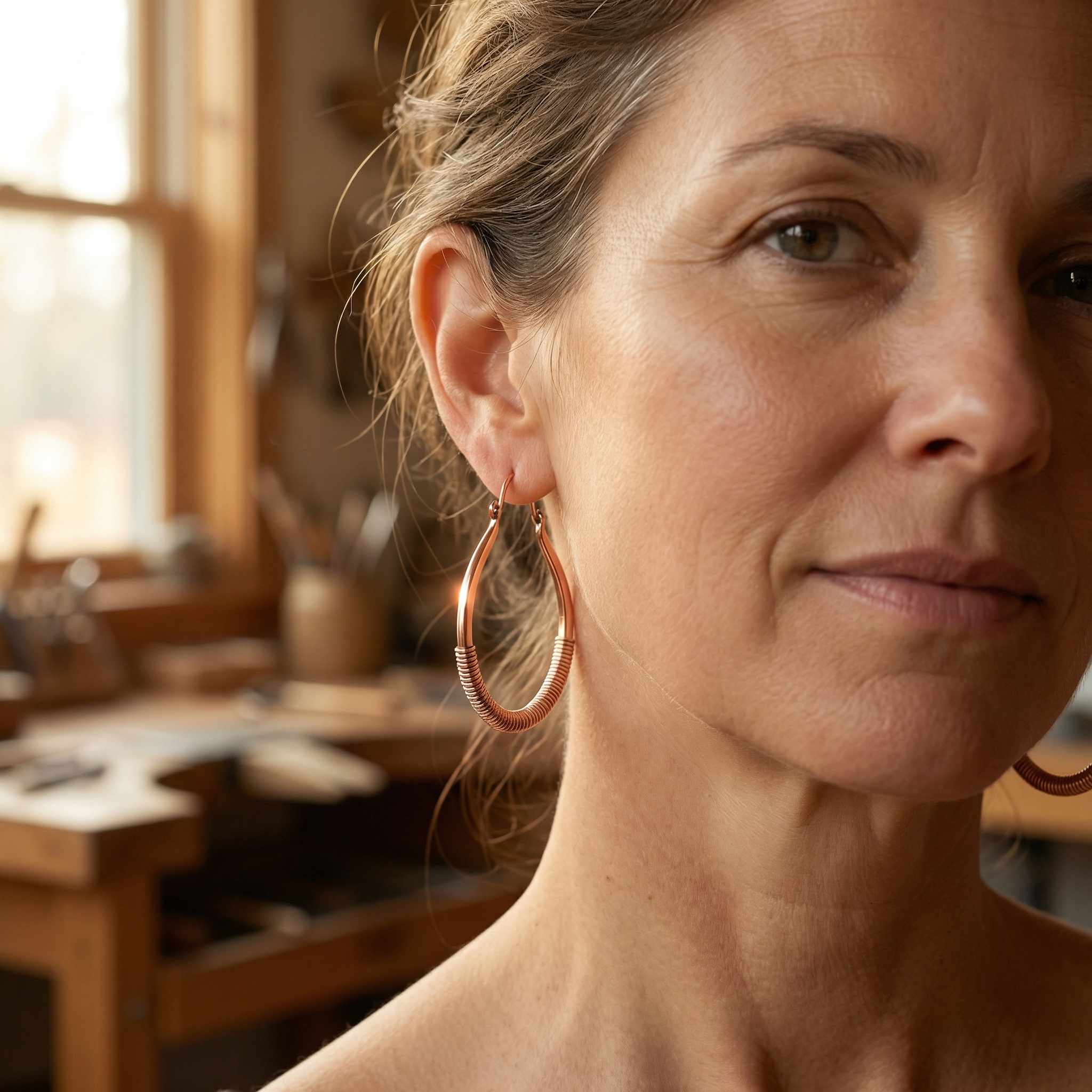 Mara's Creek Copper Earrings