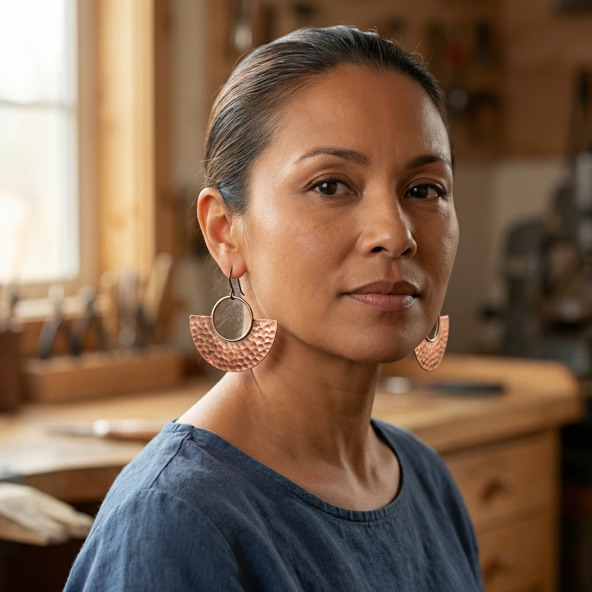 Mara's Sol Copper Earrings