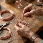 Mara's Flow Copper Hand Spiral