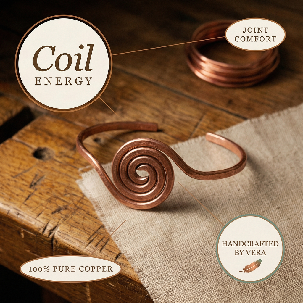Mara's Coil Copper Anklet