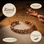 Mara's Reed Copper Anklet