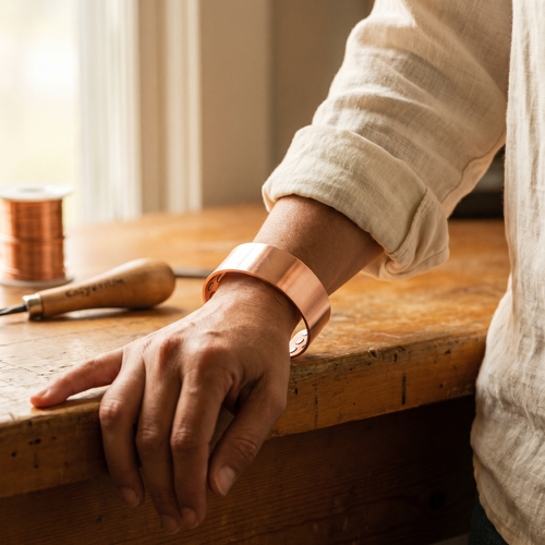 Mara's Anvil Copper Bracelet