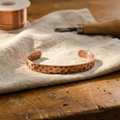 Mara's Furrow Copper Bracelet