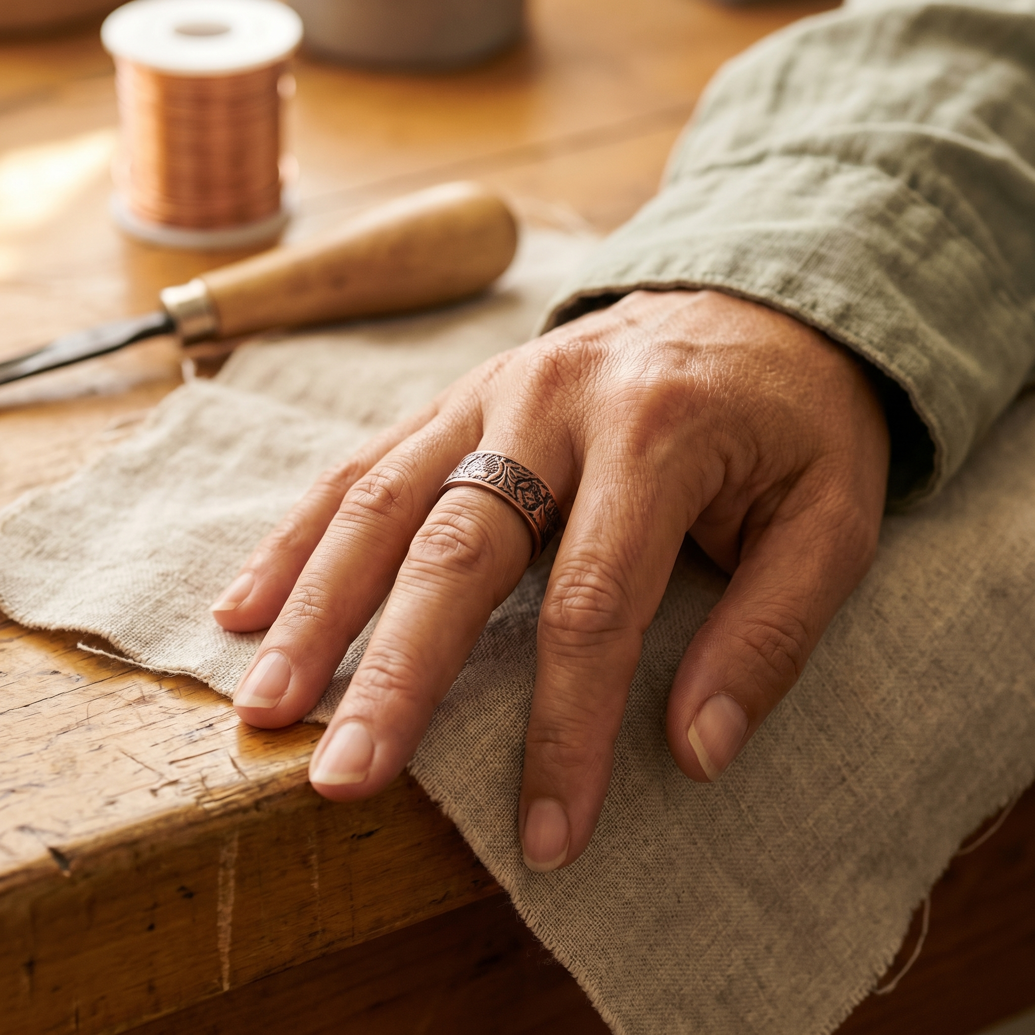 Mara's Bole Copper Ring