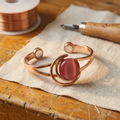 Mara's Sphere Pink Copper Bracelet