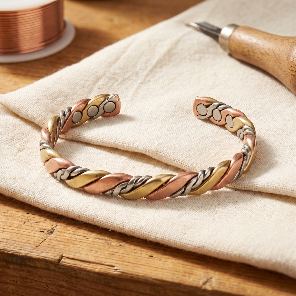 Mara's Stone Copper Bracelet