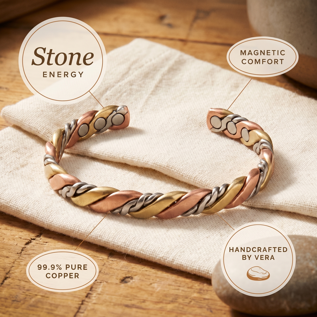 Mara's Stone Copper Bracelet