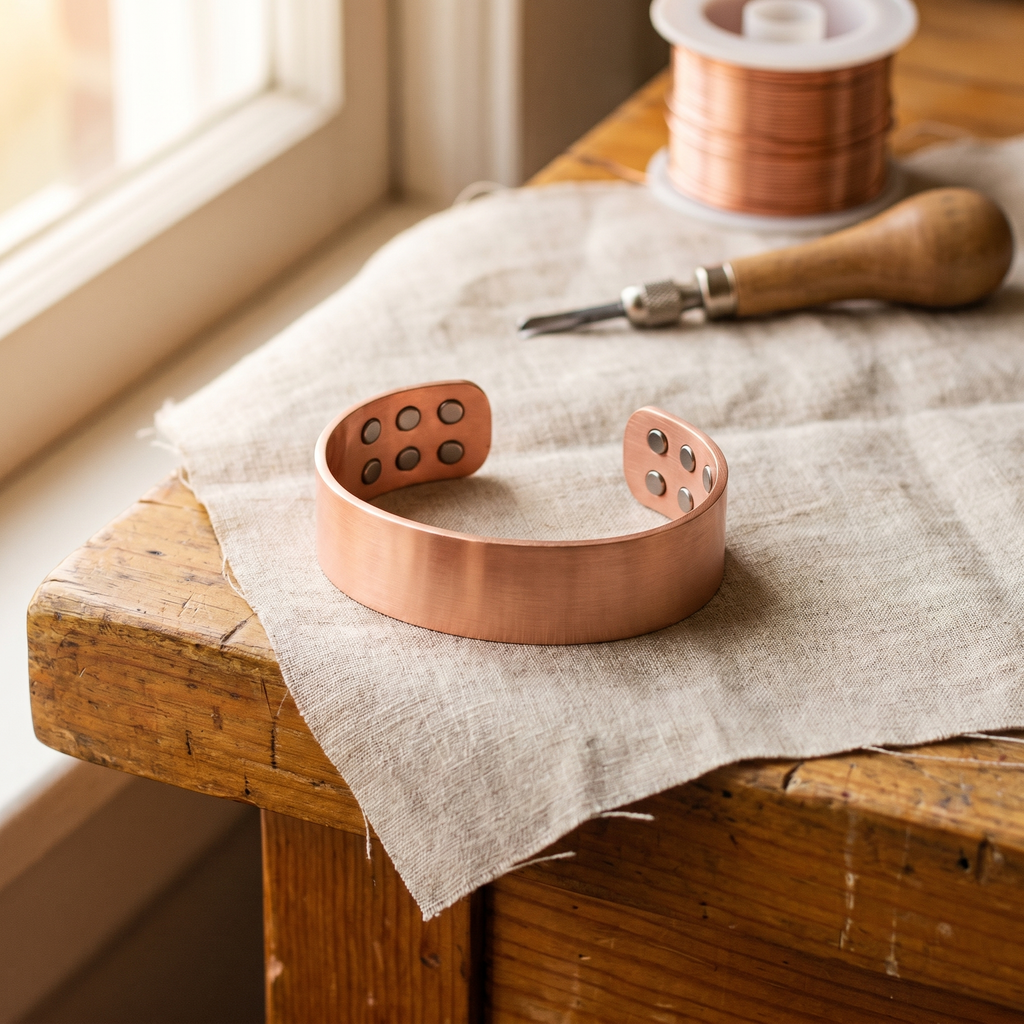 Mara's Anvil Copper Bracelet