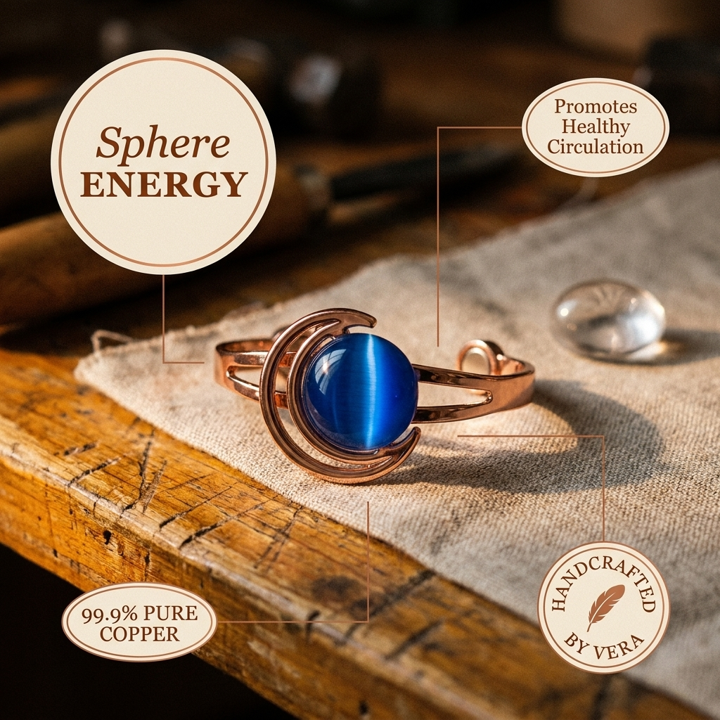 Mara's Sphere Copper Bracelet