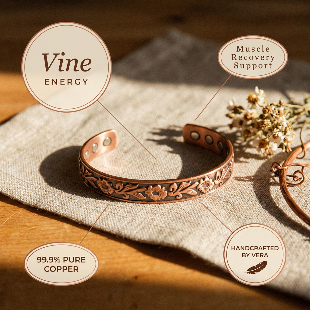 Mara's Vine Copper Bracelet