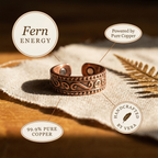 Mara's Fern Copper Ring