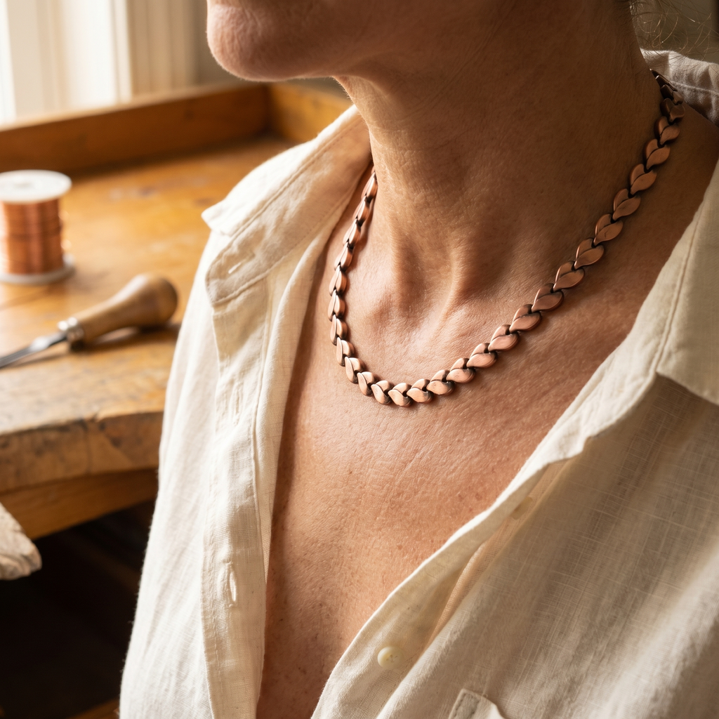 Mara's Briar Copper Necklace