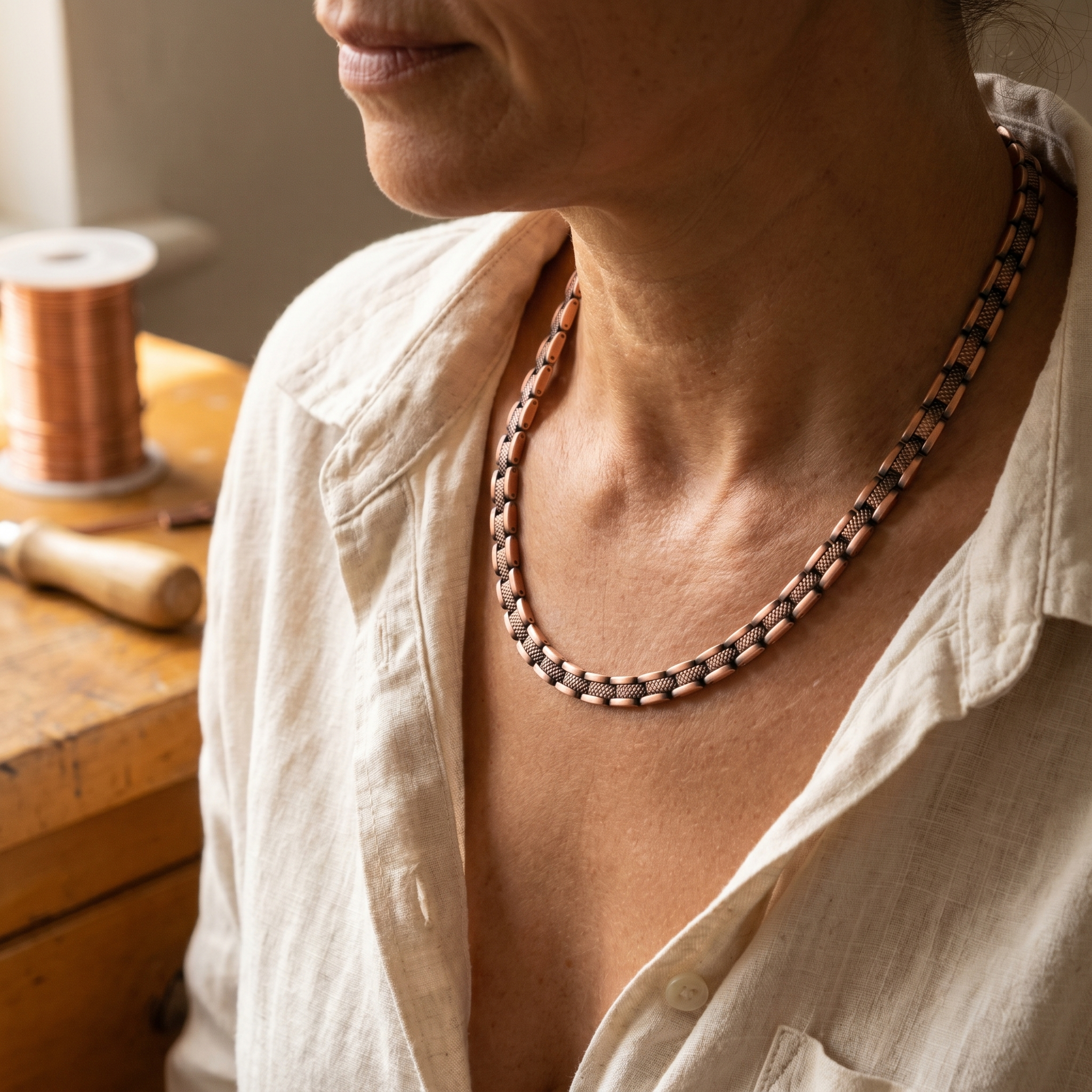 Mara's Haze Copper Necklace