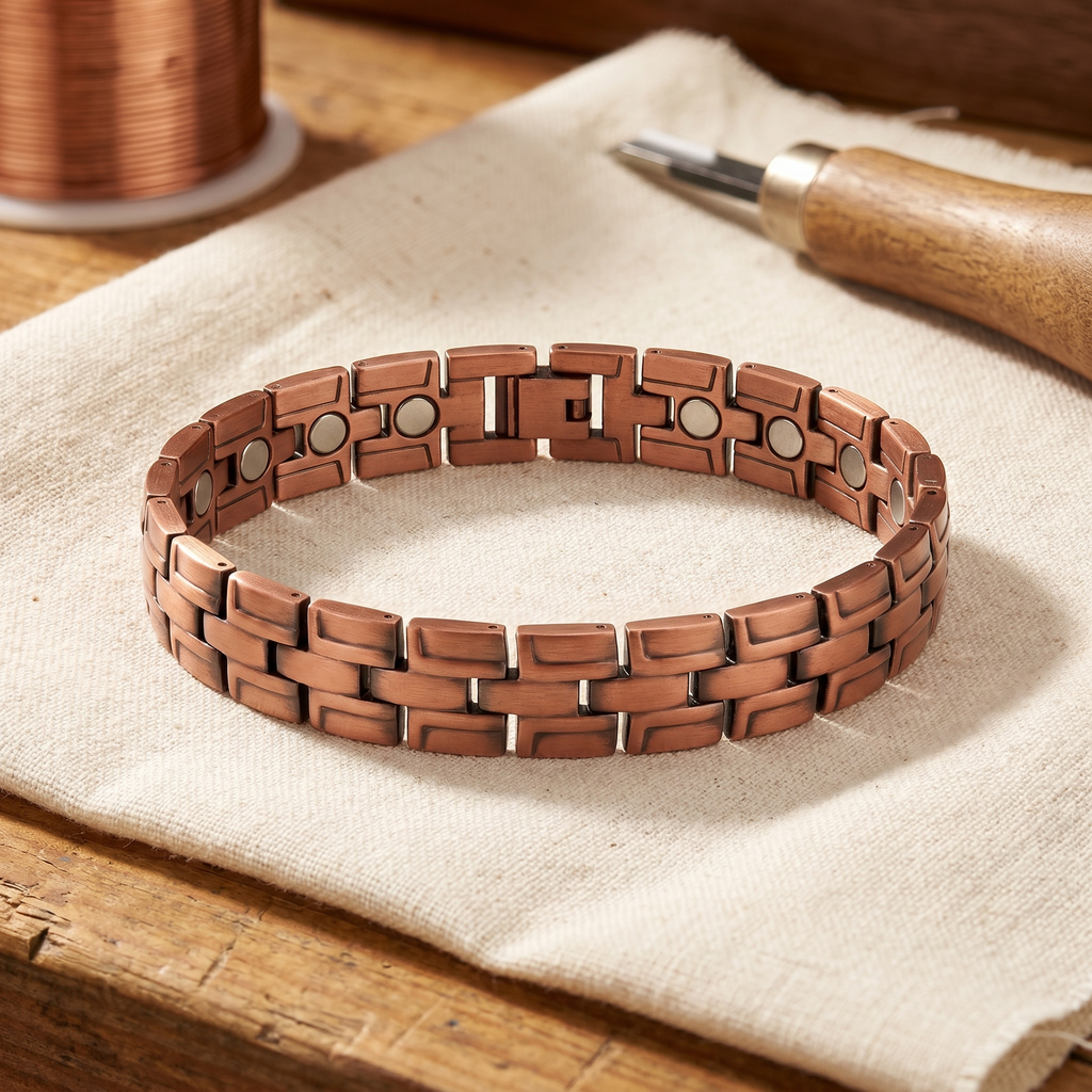 Mara's Gorse Men's Copper Bracelet