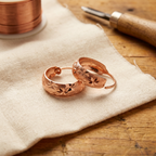Mara's Dew Copper Earrings