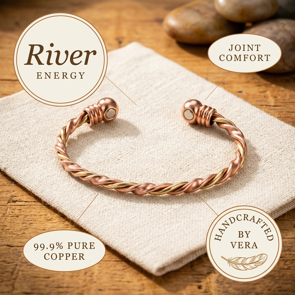 Mara's River Copper Bracelet