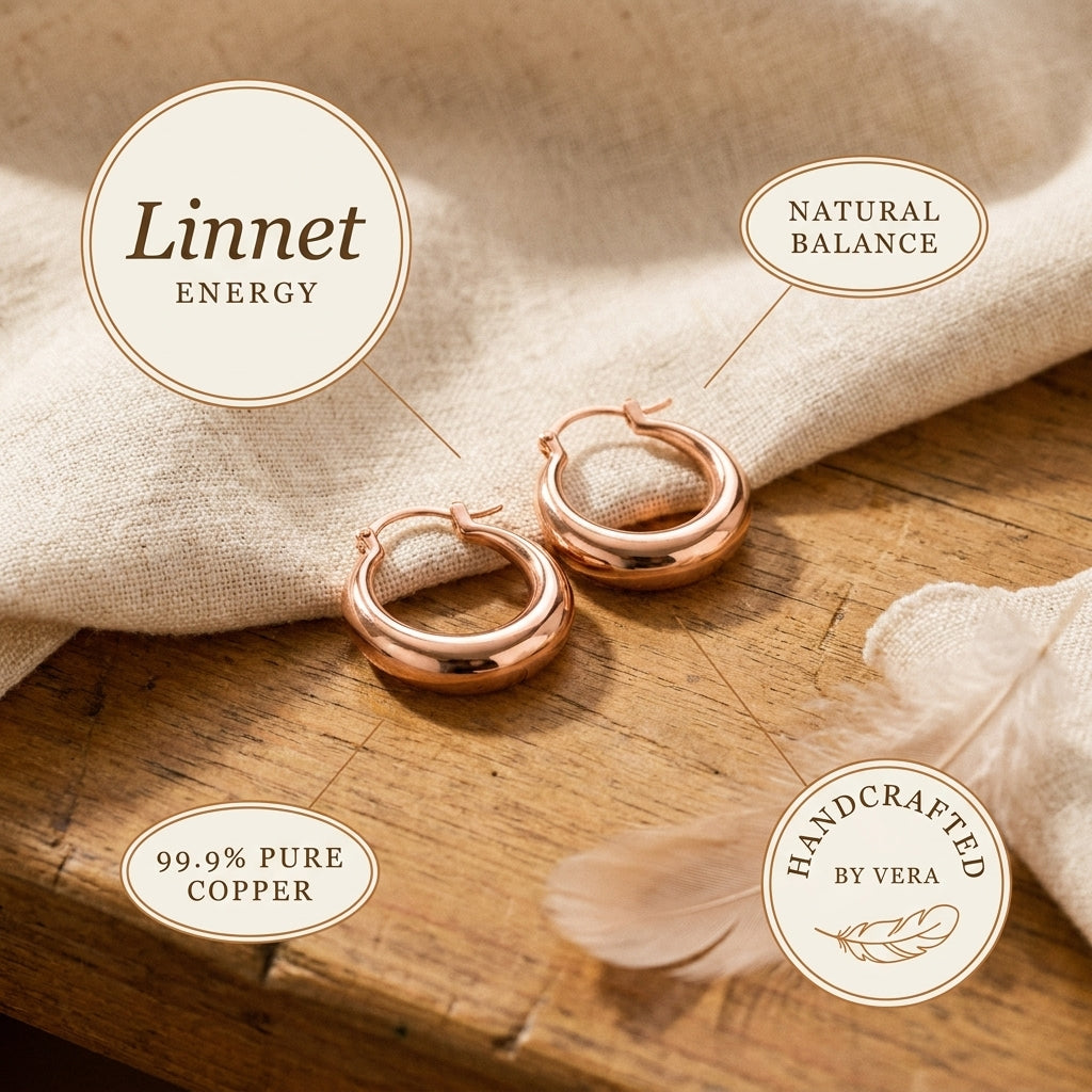 Mara's Linnet Copper Hoop Earrings